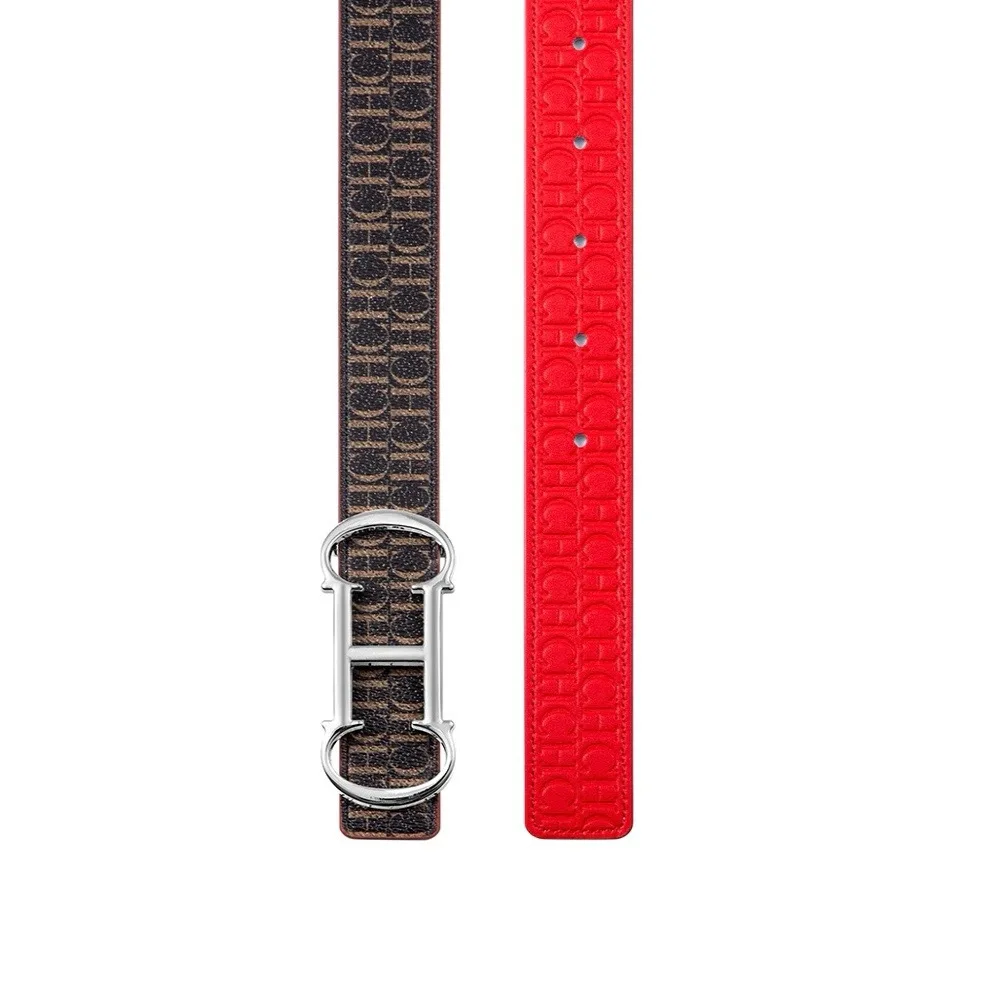 حزام CHHC 2026 فاخر جديد للنساء والرجال، جلد طبيعي مع صندوق هدايا فاخر، إكسسوار عصري #4