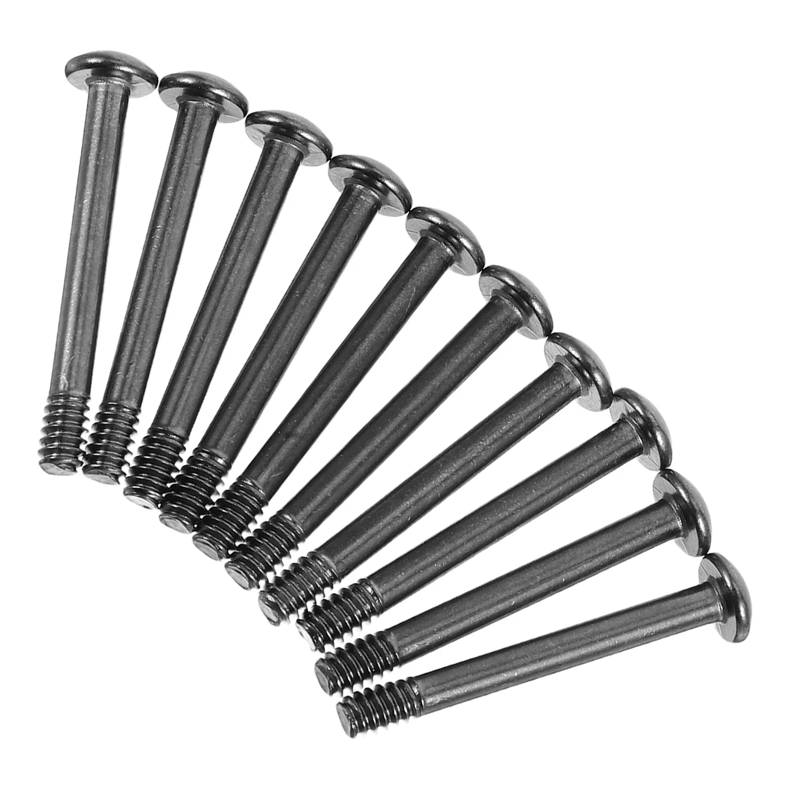 

10Pcs Computer Case Fan Screws M5 Flat Head Self-Tapping 30mm Long Screws for Radiator Fans Pc Cooling Components Installation