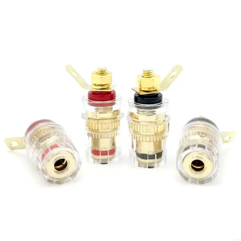 103c 8pcs/set altoparlante Post Banana Plug Banana Plug Socket Connettore amplificatore a bassa frequenza per altoparlanti