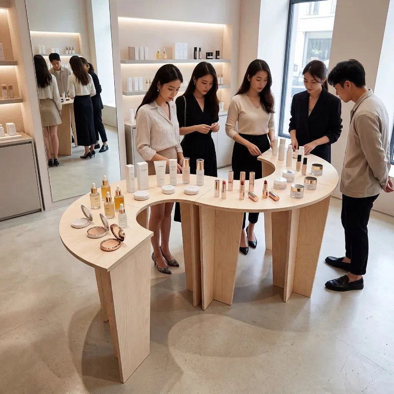 Nakajima Display Stand Clothing Store Nakajima Table Display Counter Premium Merchandise Exhibition Stand