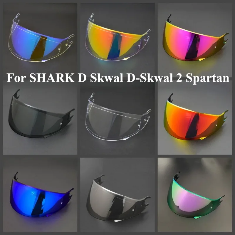 Visor for SHARK D Skwal D-Skwal 2 Spartan Helmet Lens Anti Fog High Impact Protection UV Cut Durable High Strength