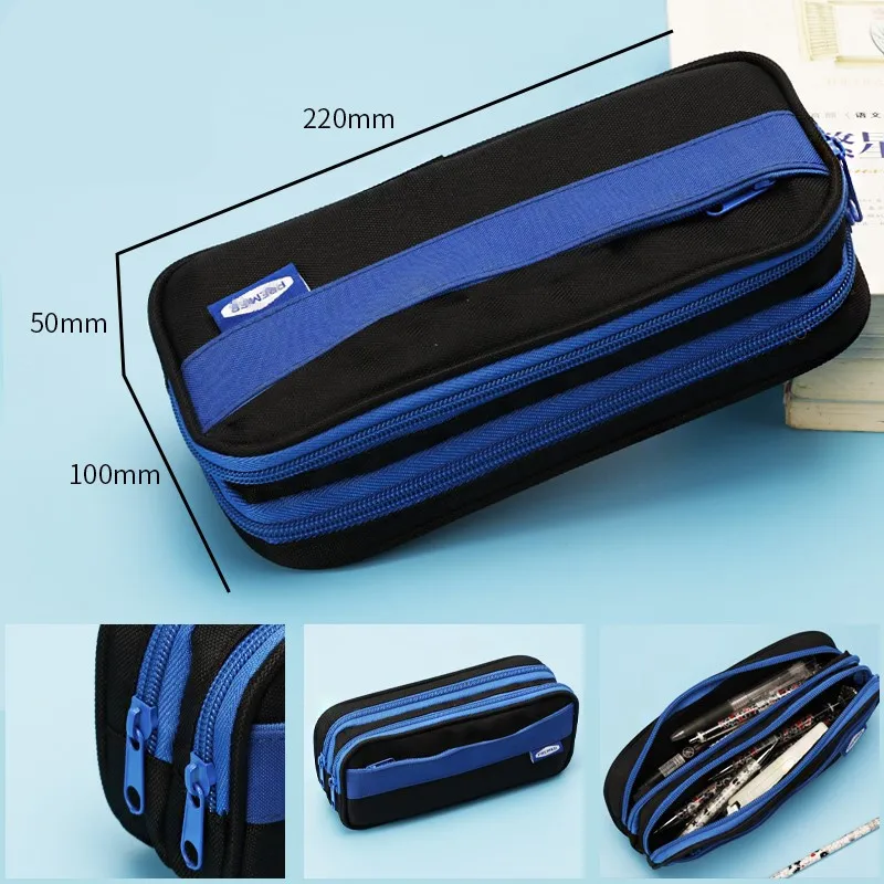 Large Capacity Pencil Case Practical Storage Bag School Pencil Cases Pen Bag Box Student Office Stationery Supplies