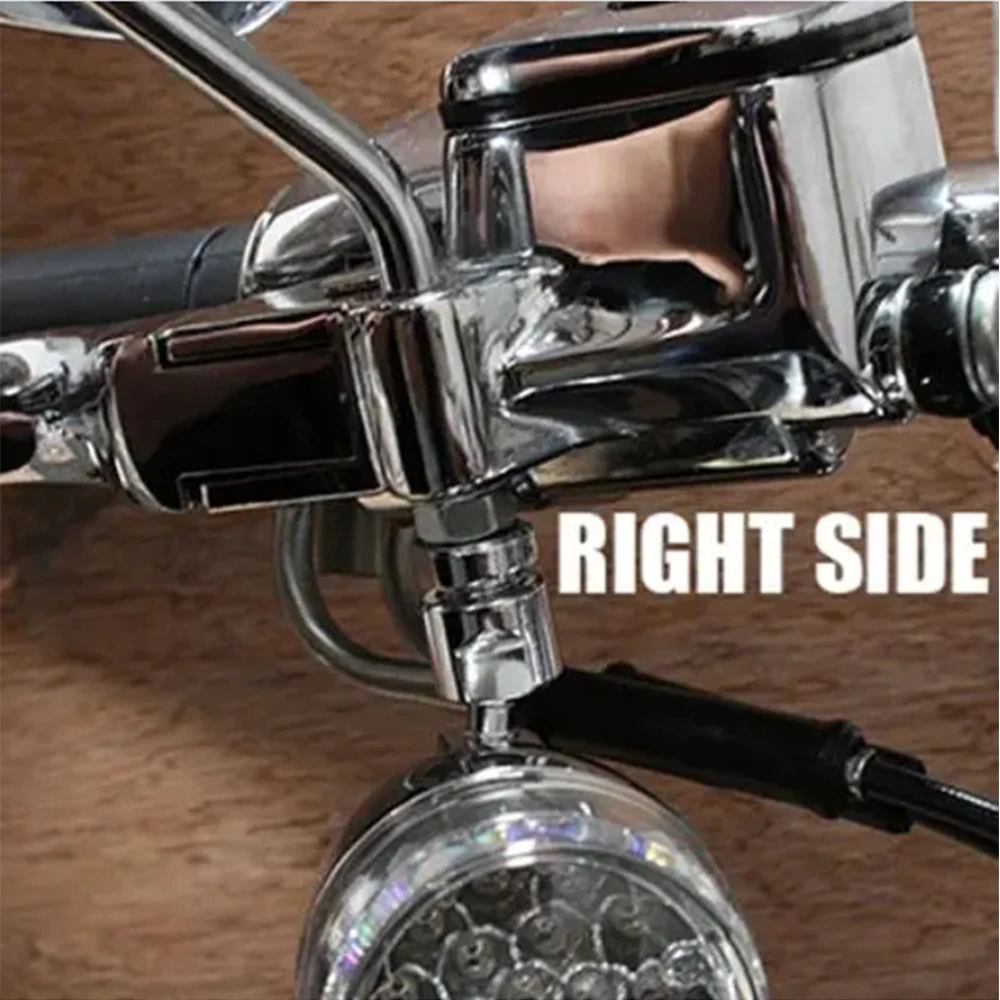 Motorcycle Front Turn Signal Relocation Swivel Mount Kit For Harley FLSTFB FLSTFBS FXST FXSTB FXS FLSS Softail Fatbob 1988-2010
