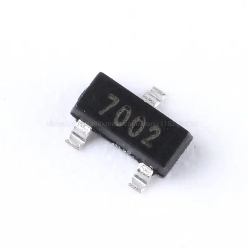 3000 STKS 2N7002 2N7002K 7002 72 K 702 SOT23 MOSFET 60 V 340mA N-Kanaal Transistor Compatibel met 2N7002K/KT1G/LT1G 115mA