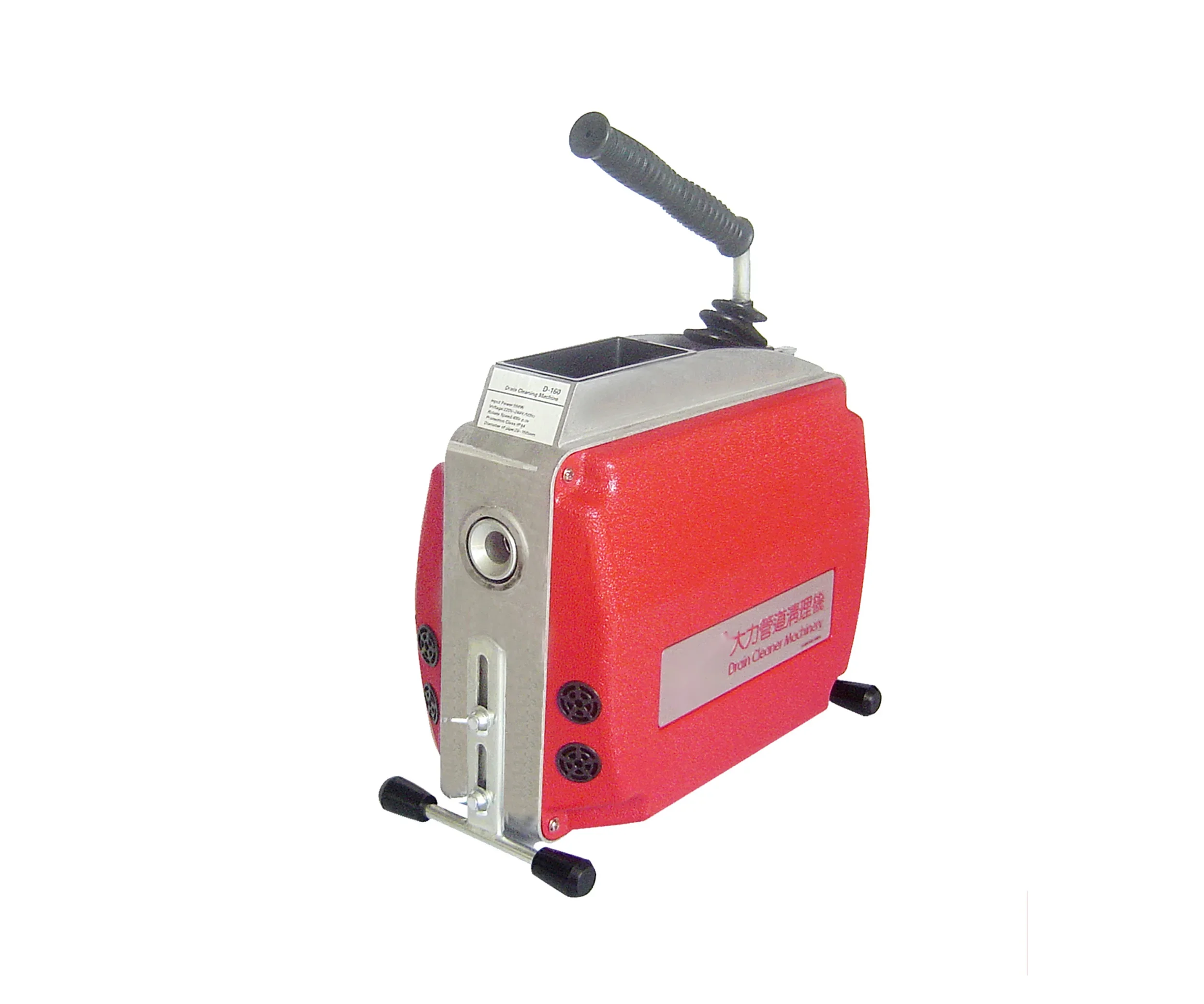 

D-150 drain cleaning machine sewer cleaning equipment with 16mm and 22mm spirals and tool bits