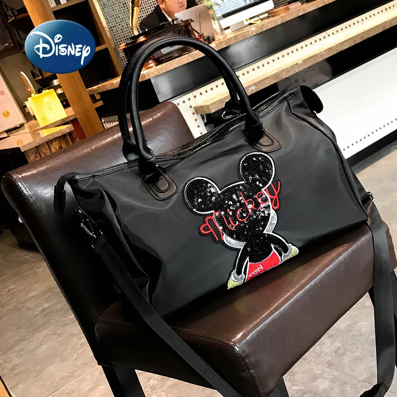 Saco de fraldas do mickey com grande capacidade, bolsa de bebê multifuncional, moda desenhos animados, novo