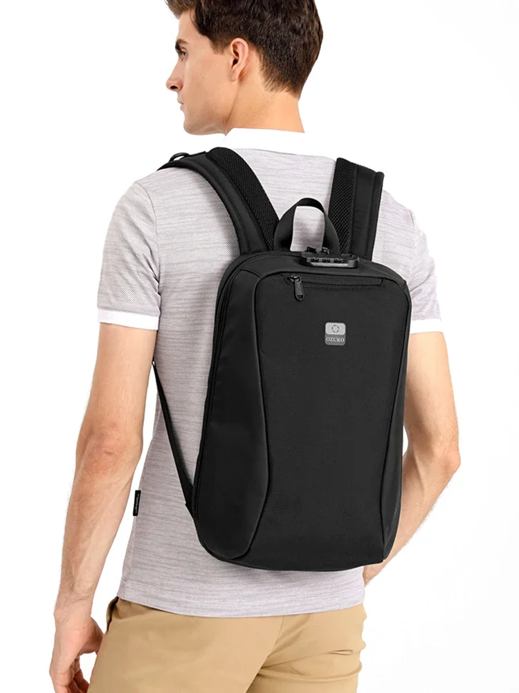 Outdoor commuter student schoolbag simple leisure splash-proof business trip office computer backpack