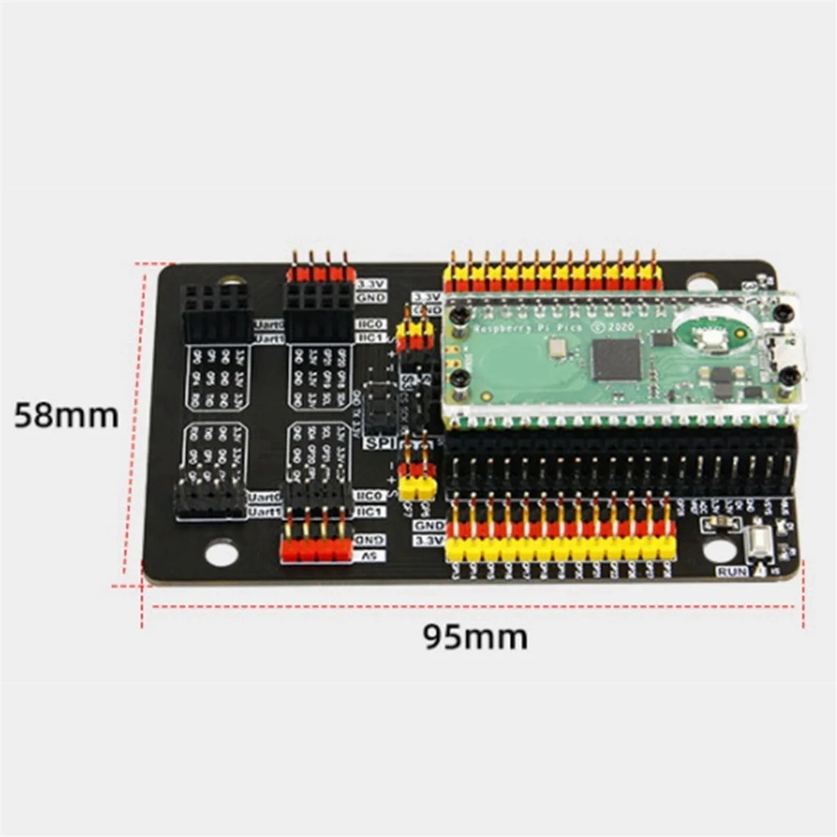 สำหรับบอร์ดขยายเซ็นเซอร์ Pico GPIO อินเตอร์เฟซที่หลากหลายฟังก์ชัน PI Pico GPIO เซ็นเซอร์ฐาน