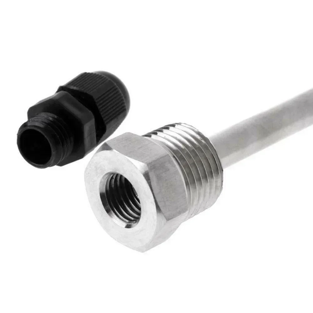 Thermowell 1/2 G Thread 304 Stainless Steel For Temperature Sensor Protective Shell Solar Accessories 30-200mm