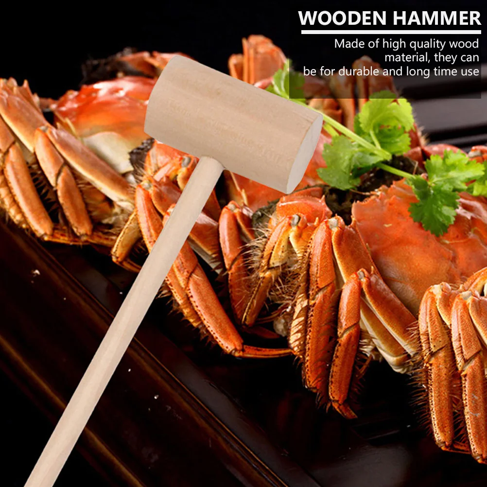 20 قطعة المطارق الخشبية الصغيرة الصلبة مطرقة المنزل مطعم المطبخ مساعد الطفل العضلات التدريب المطرقة مطرقة خشبية تعليمية