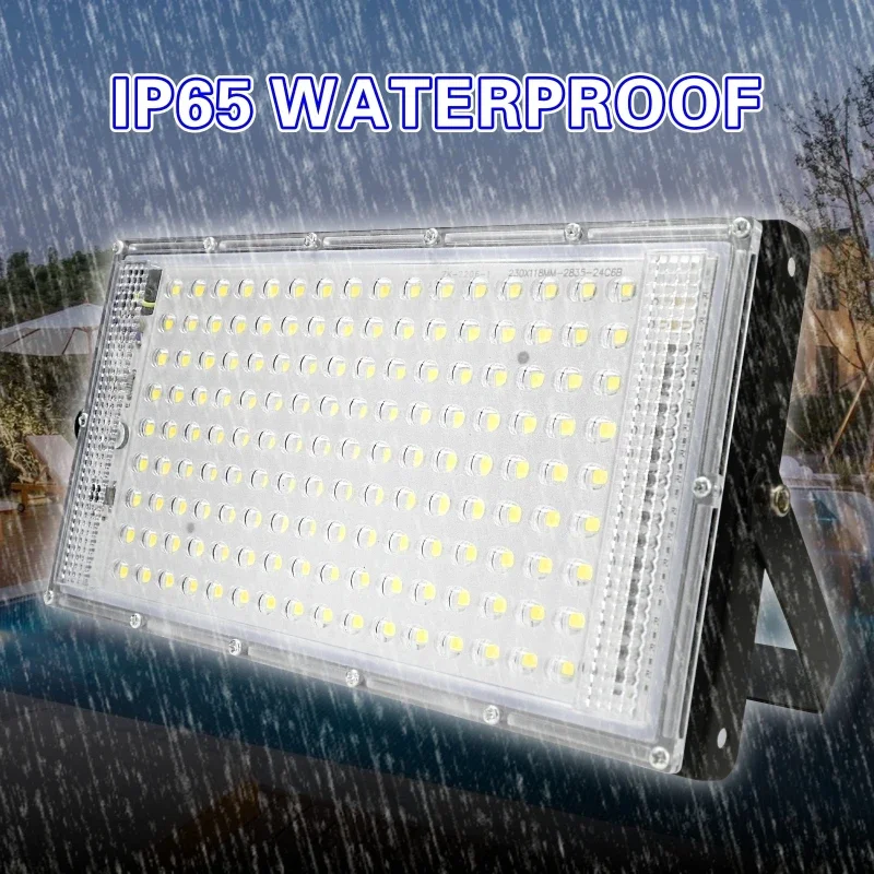 1/2/4pcs150W Led Floodlight 220V 110V Outdoor Garden Flood Light Spotlight Focos LED Reflector Street Lamp Landscape Lighting