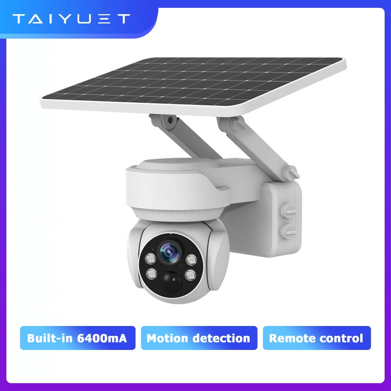 Solar Camera Wireless WIFI Network Monitoring Solar Battery Camcorder Outdoor Rainproof Mobile Alarm