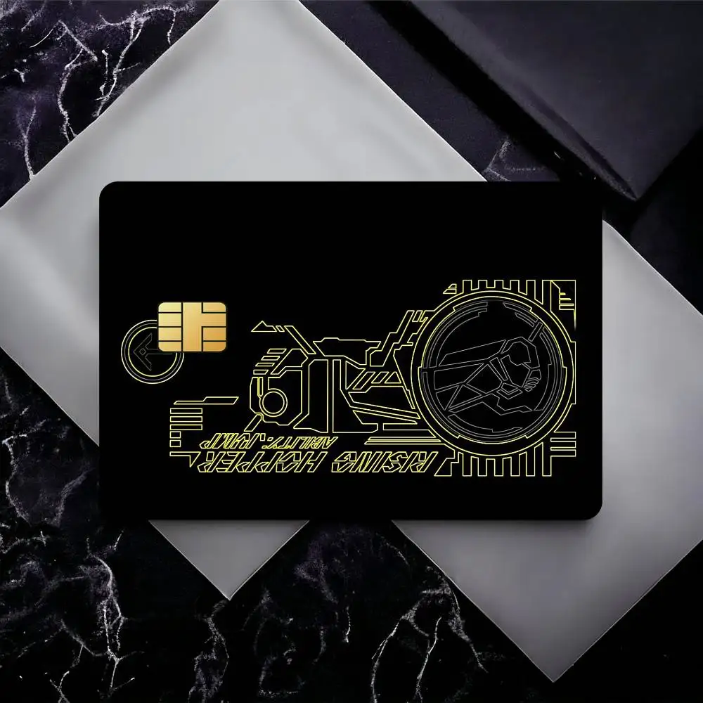 Cool K-Kamen R-Rider Credit Card Skin Stickers for Bank Card Bus Metro Card Sticker Waterproof Gift