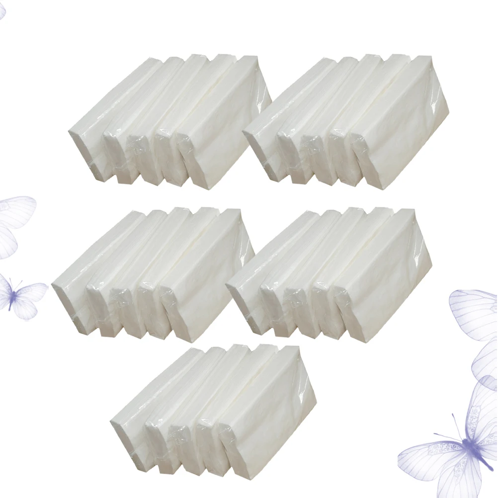 

25 Packs 30pcs Household Thick Tissue Paper Wood Towel for Home Hotel Restaurant White Extraction Paper Napkin Pulp