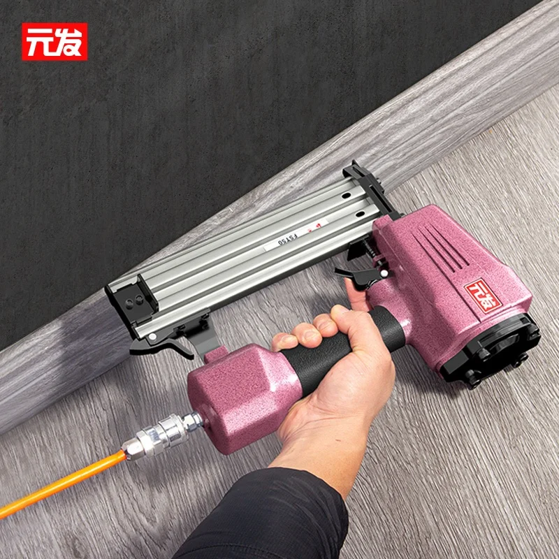 YANFA  Industrial FST50 Skirting Board Nailer  Pneumatic Nail Gun 16GA Upholstery Tools Frame Tacker 2 in 1 T /FST Type Stapler