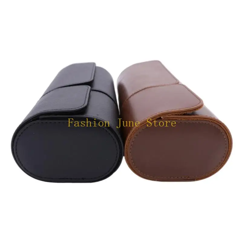 

N5KA Коробка для часов с 3 слотами, черные, темно-коричневые кожаные часы, хранилище для футляра для часов Organi