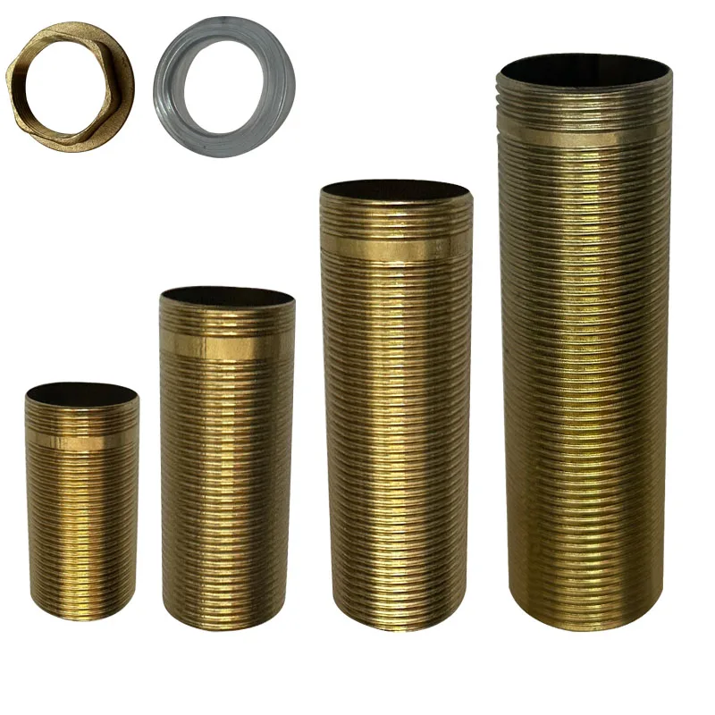Hot Cold Water Tap Repair Nut Basin Installation Stainless Steel Faucet Fixed Foot Extension Nut 30cm Plus Filament Screw Nut