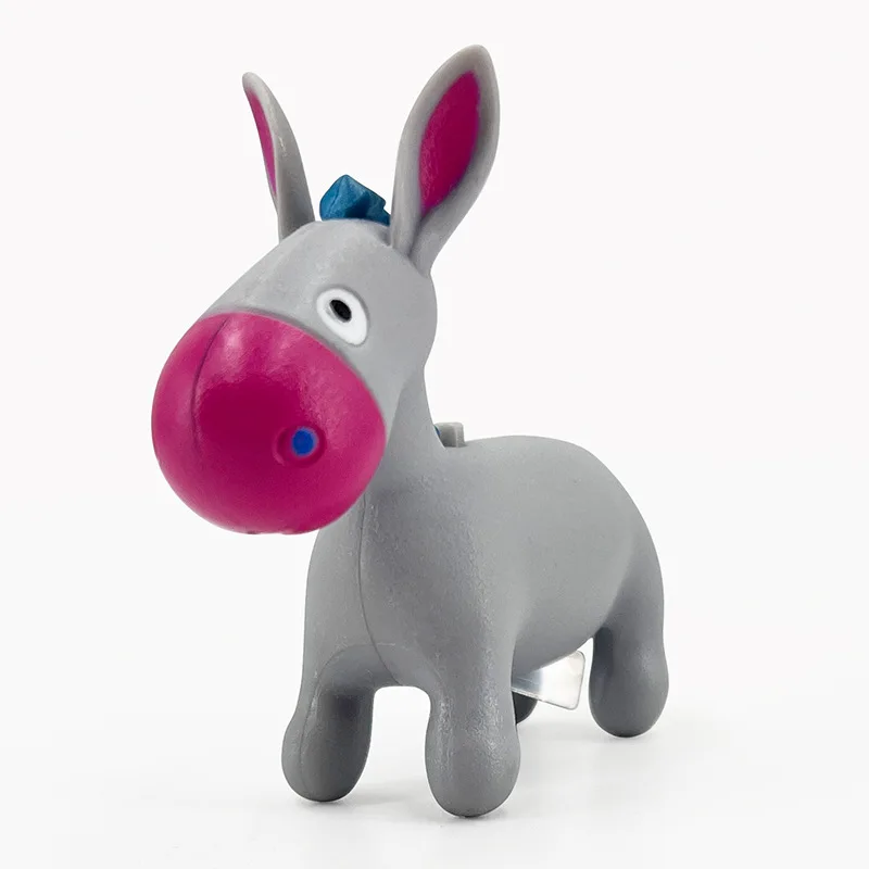 keychain donkey LED Light Keychain Mini Flashlight Sound Key Ring Cartoon Kids Toys Women Girls Jewelry Gift