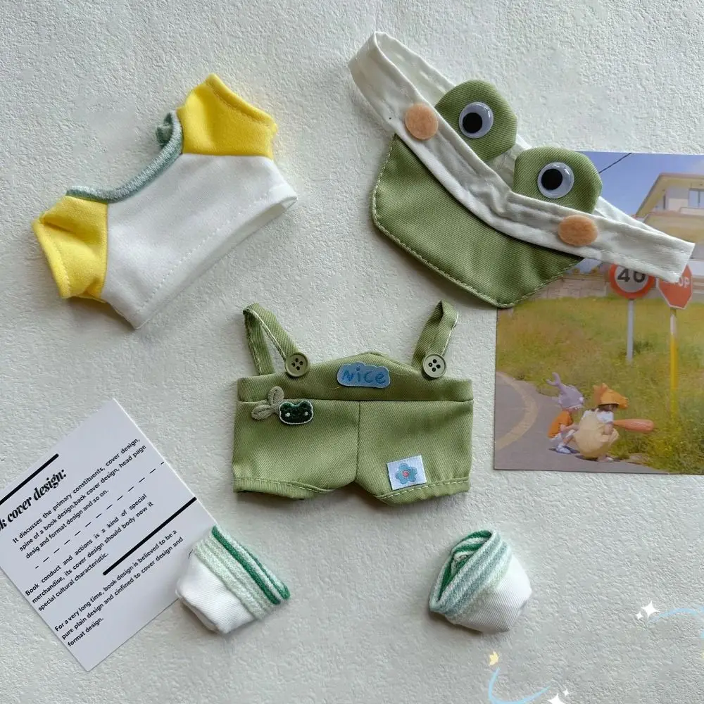 Modne DIY 20cm Bawełniane Ubranka dla Lalek Zabawka Prezent Śliczne Akcesoria do Zabawek Kreskówkowe Kolorowe Akcesoria dla Lalek BJD