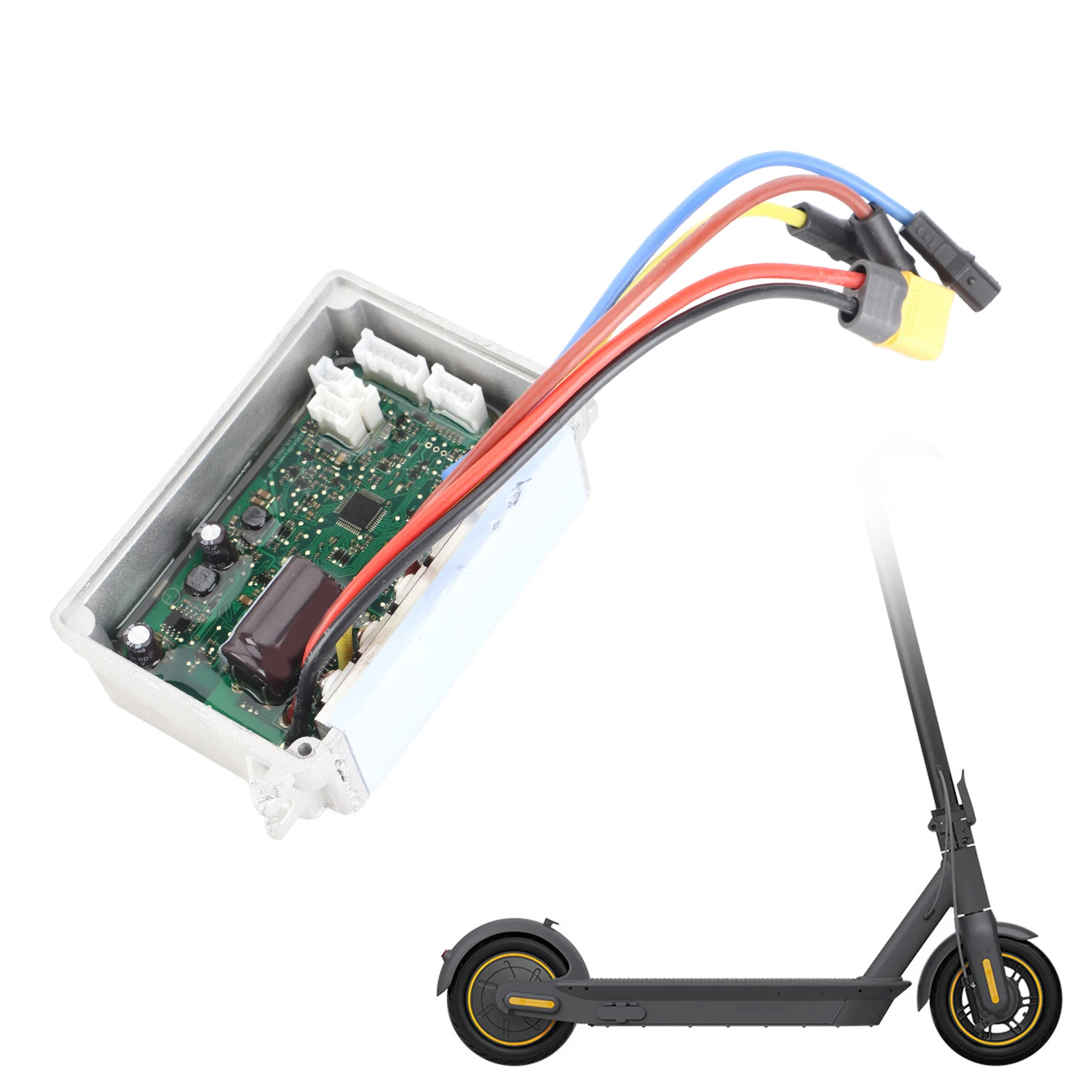 

Electric Scooter Controller, Scooter Controller Assembly for MAX G30, Aluminum Alloy Controller for Long-lasting Performance