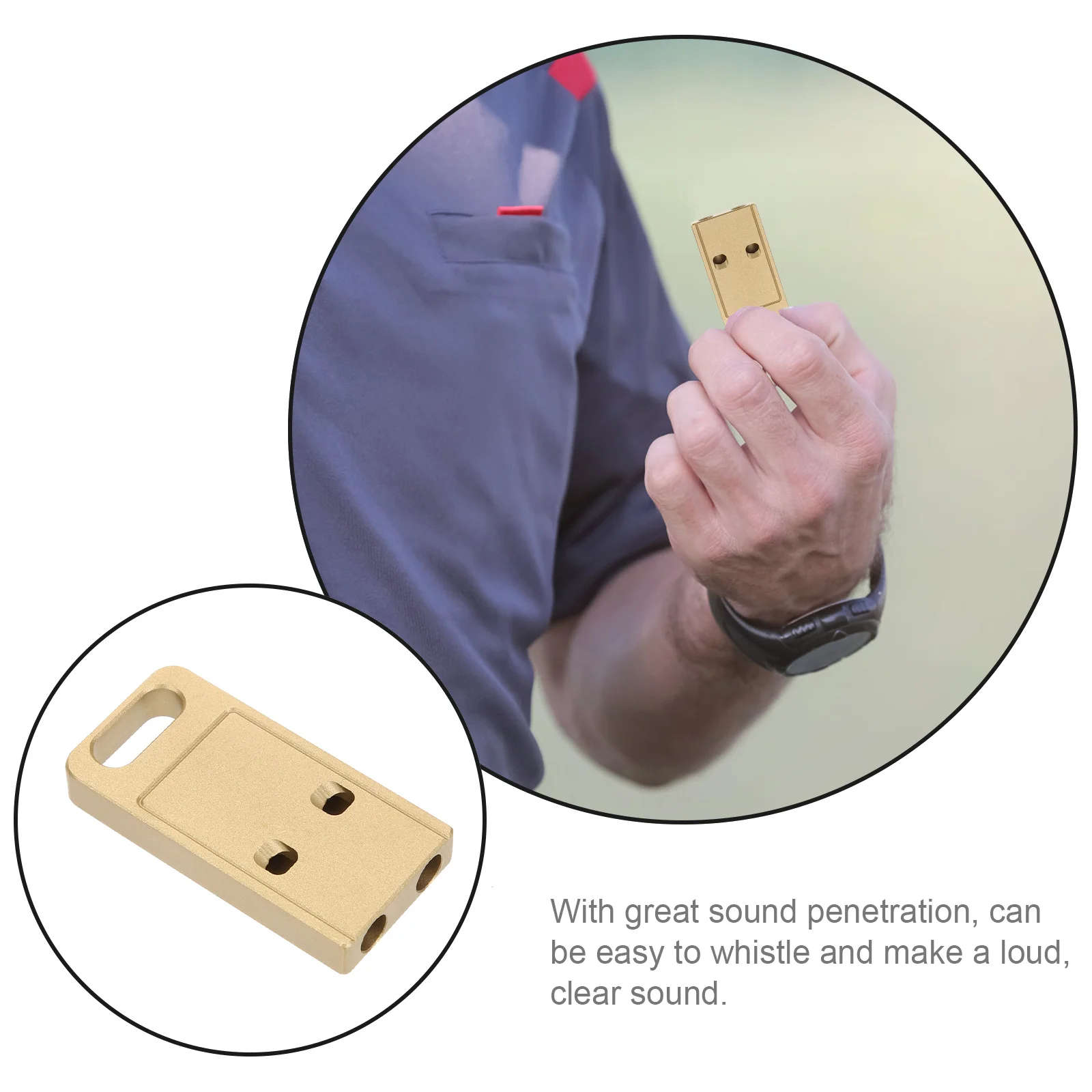 1 قطعة الطوارئ قسط المعادن بصوت عال بقاء للتخييم في الهواء الطلق التنزه السفر السلامة والعتاد المفاتيح قلادة النحاس صافرة المحمولة