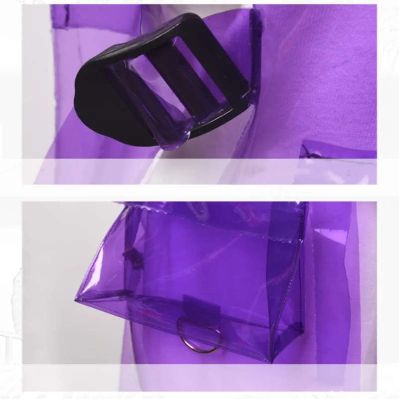 투명 시스루 PVC 방수 플라스틱 탱크탑 글로스 테크웨어 카고 베스트 힙합 라이브 쇼 댄스 클럽 파티 섹시 코스튬