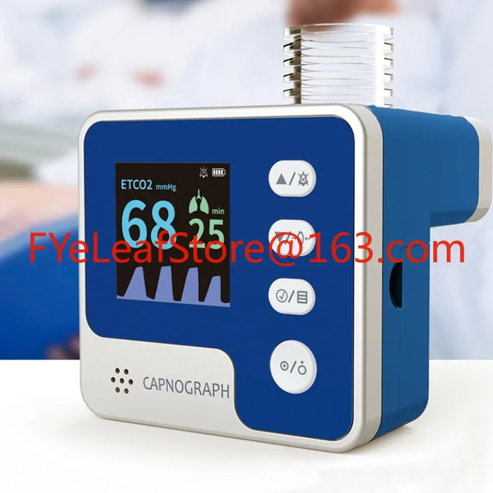 Veterinary Etco2 Handheld Capnograph Monitor  Pulse Oximeter