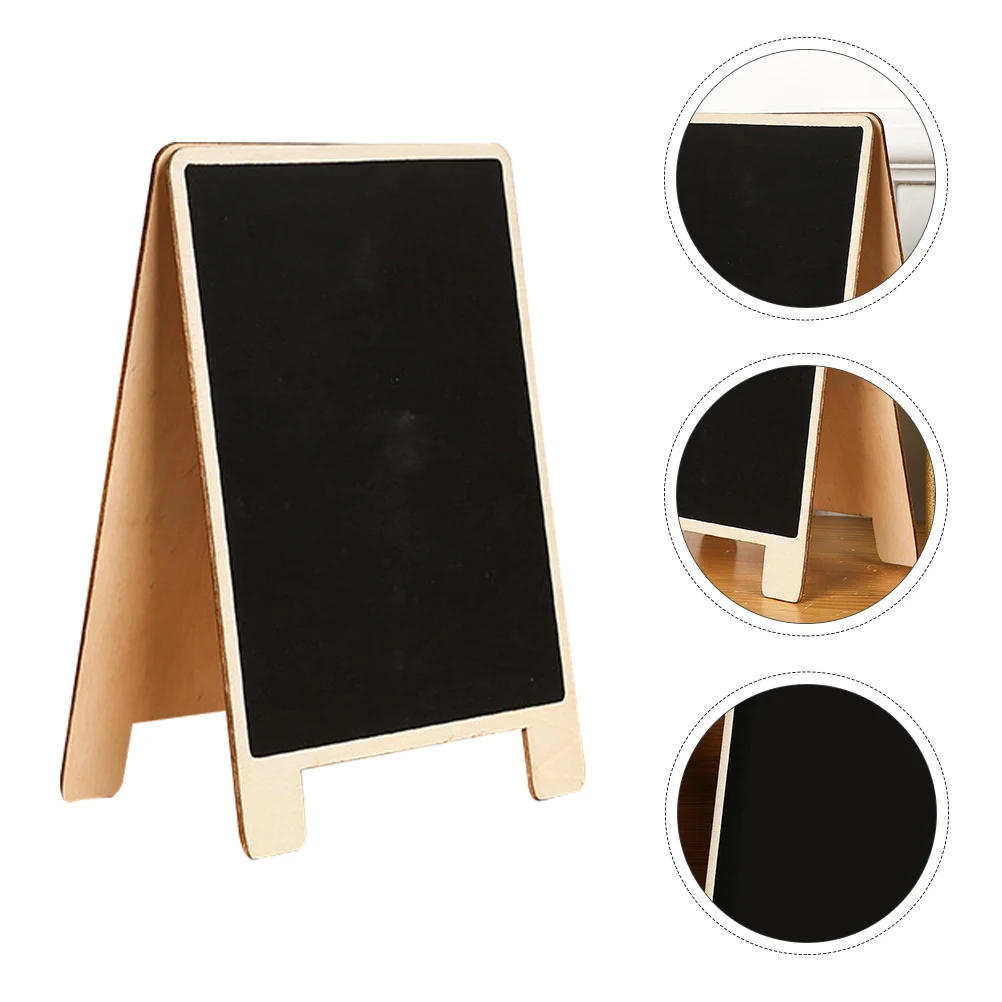 

2Pcs Small Blackboard with Stand Creative Message Board for Bedroom Restaurant Meeting Room Memo Writing Board Home Decoration
