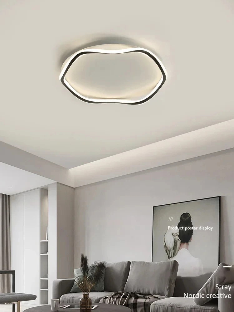 Imagem -02 - Simples Moderno Led Lâmpadas de Teto do Quarto Lâmpadas Criativas Minimalistas Quarto Principal Novo Estilo Ins Estilo 2024