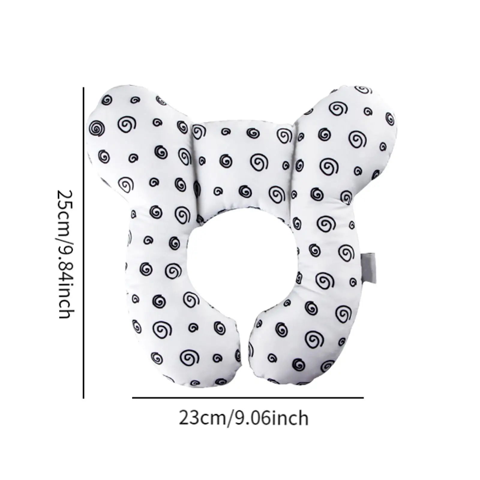 Baby Neck Support Pillow Comfortable Soft Lightweight Head and Neck Support Pillow for Travel Car Seat Stroller Carseat Infant