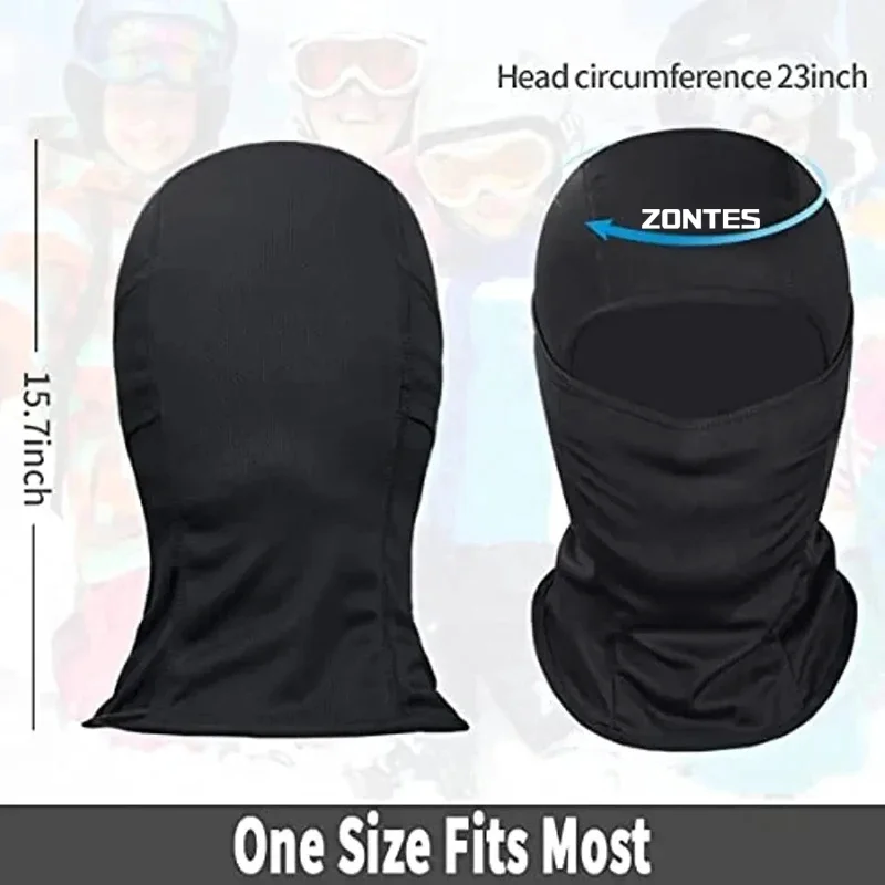 For Zontes G1 125 Balaclava Face Mask Ski Mask for Men Women Full Face Mask Hood Tactical Snow Motorcycle Running Cold Weather