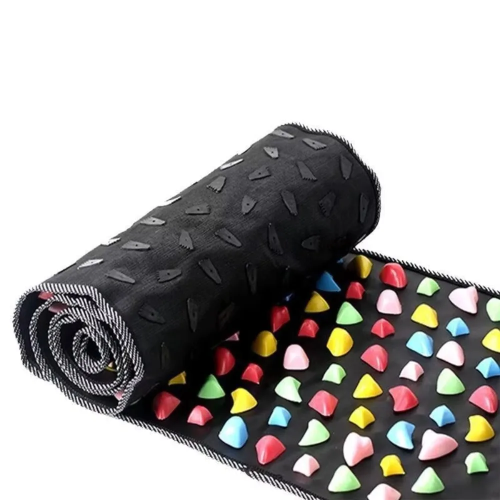 

New Reflexology Walk Massage Foot Pad Soft Stone Road Imitation Goose Fingerpressure Board Acupressure Pain Relieve Massage Pad