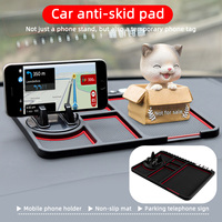 General Motors Mobile Phone Holder Multi functional Car Anti slip Pad Holder Interior Supplies Storage Pad Temporary Parking Num
