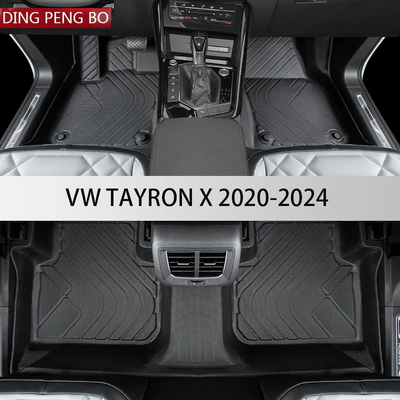 Автомобильные коврики TPE на заказ для VW TAYRON X 2020 2021 2022 2023 2024, водонепроницаемый ковер, авто аксессуары для интерьера