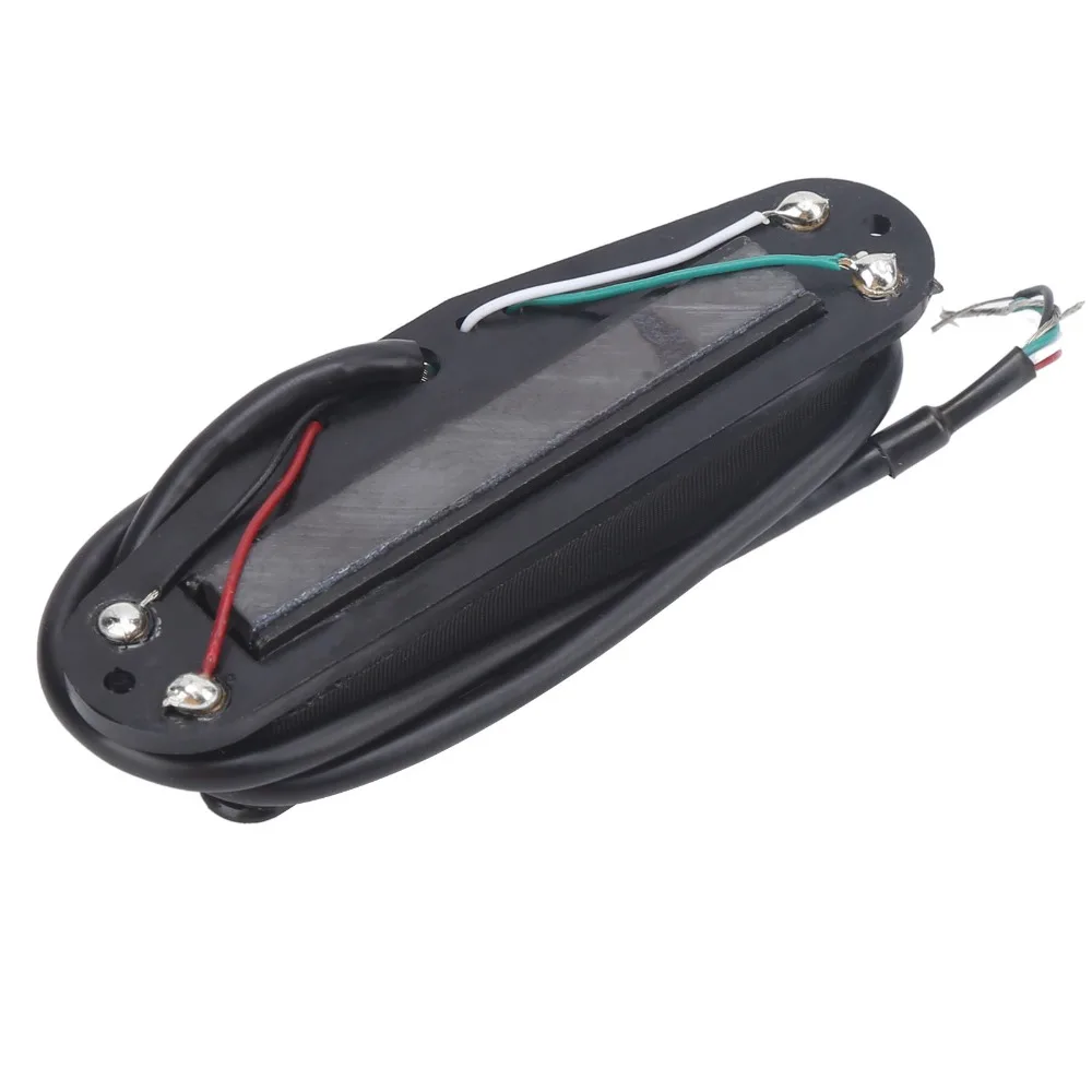 10K Output Dual Rail Humbucker Pickup ABS+Ceramic Magnet Material Black Guitar Accessories Hot Humbucker Pickup