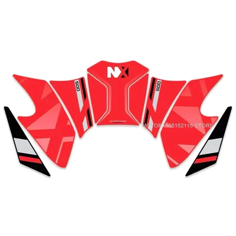 For honda NX500 NX 500 nx500 nx 500 2026 New Motorcycle Tank Pad Protector Sticker Decal Gas Knee Tank Traction Pad Side
