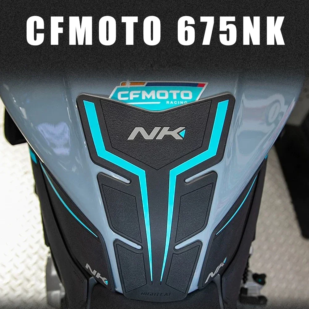Image of NEUE Für CFMOTO 675NK NK 675 675 NK CF675 2025 Motorrad Anti Slip Heizöl Tank Pad Seite Knie Grip Aufkleber schutz Aufkleber Pads