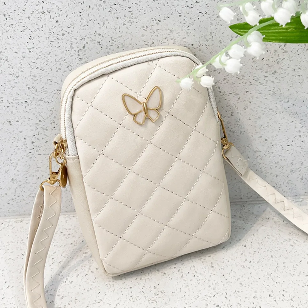 

Fashion Mini PU Leather Crossbody Bag Phone Bag Handbag Women's Shoulder Bag Wallet Coin Pouch Butterfly Phone Bag Women