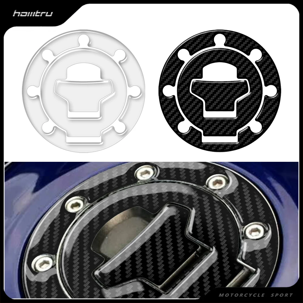 Motorcycle Fuel Cap Protection Sticker for Suzuki Models Up To 2002 GSXR 600/750/1000 SV650 Bandit (7 Holes)