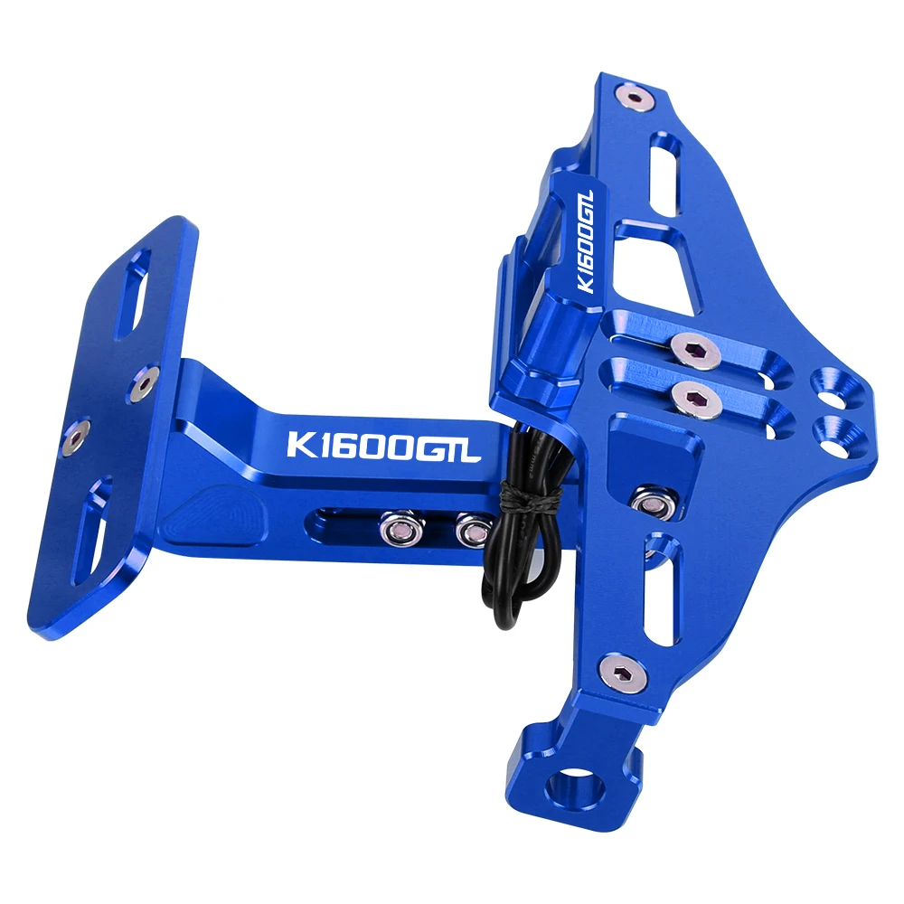 

For BMW K1600GTL K1600 GTL K 1600 GTL 2011 2012 -2023 Turn Signal Light Adjustable Tail Eliminator License Plate Bracket
