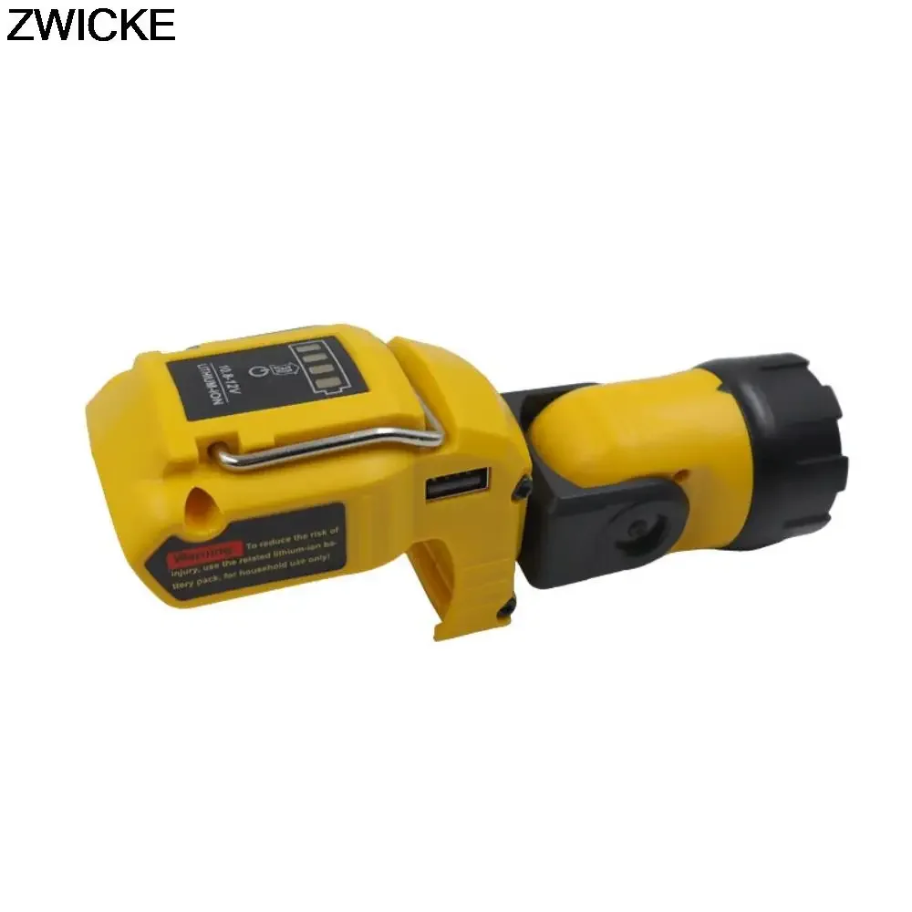 DW12V Rotary Lamp Spotlight is Suitable for Dewalt /10.8-12V Lithium Battery DCL510 Outdoor Flashlight  Lamp Cordless Work Light