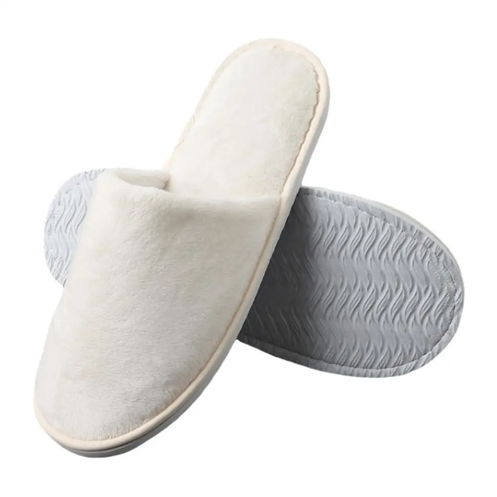 

Нескользящие тапочки с закрытым носком, высококачественные одноразовые тапочки, дорожные тапочки, вечерние домашние тапочки унисекс для гостей, домашние тапочки для проживания в семье, отель