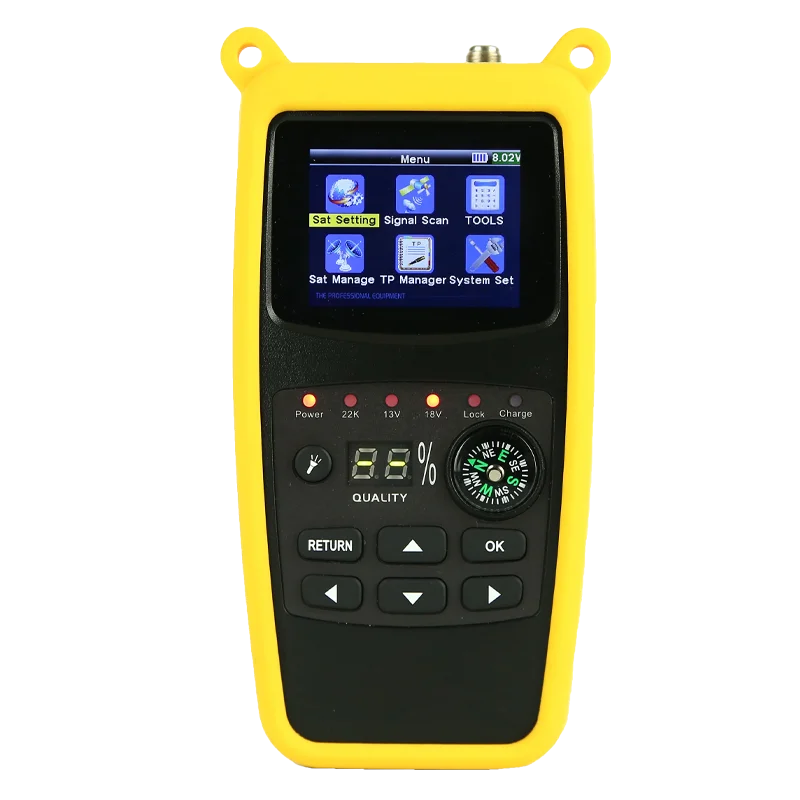 SATLINK WS-6933 DVB-S2 Digital Satellite Finder Meter with Built-in Flashlight and Compass