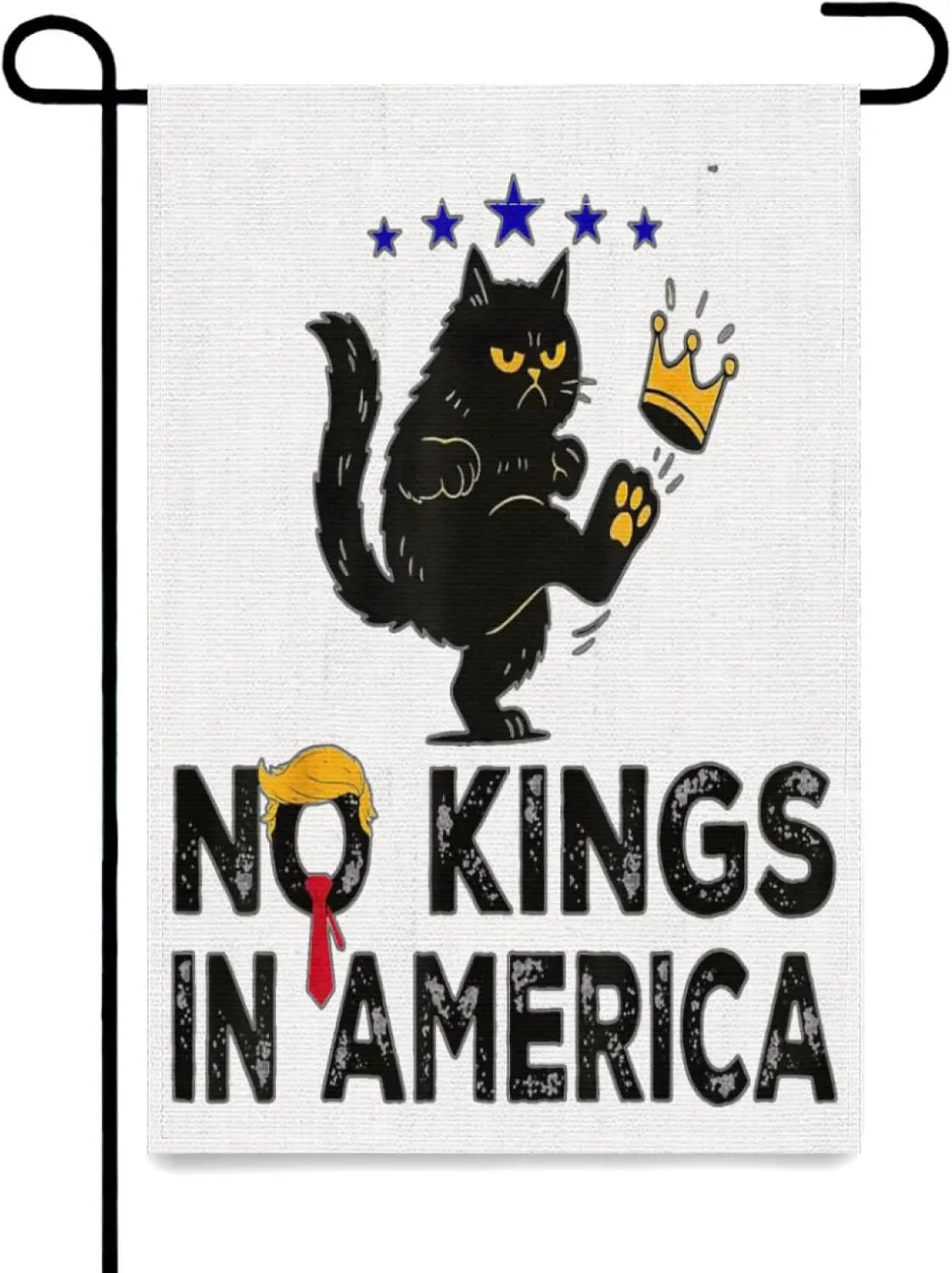 No Kings In America We The People Yard Flag,12x18 Inch Double Sided Garden Flags Tapestry Decoration Home Holiday Farmhouse  uui