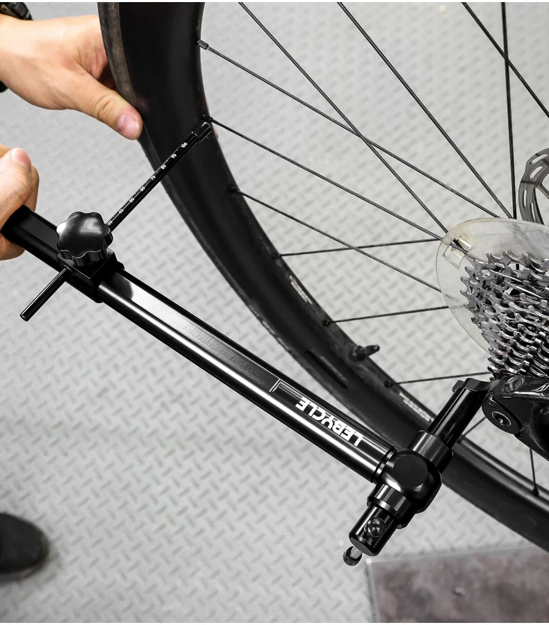 LEBYCLE MTB Rennrad Schaltaugen-Ausrichtungslehre Professioneller Fahrrad-Schaltaugen-Einstellhaken 360° ° Rotations-Ausrichtungs-Korrekturwerkzeug – Detail 10