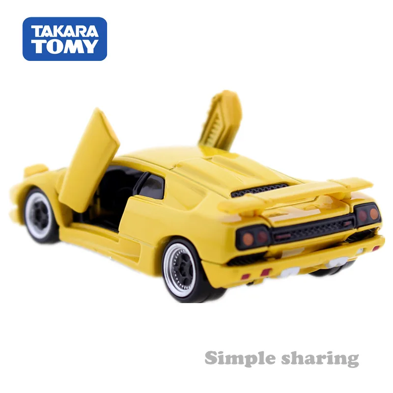 Takara Tomy Tomica Premium 15 Lamborghini Diablo SV Yellow 1/62 Car Model Replica Series Children Christmas Gifts Boy Toys