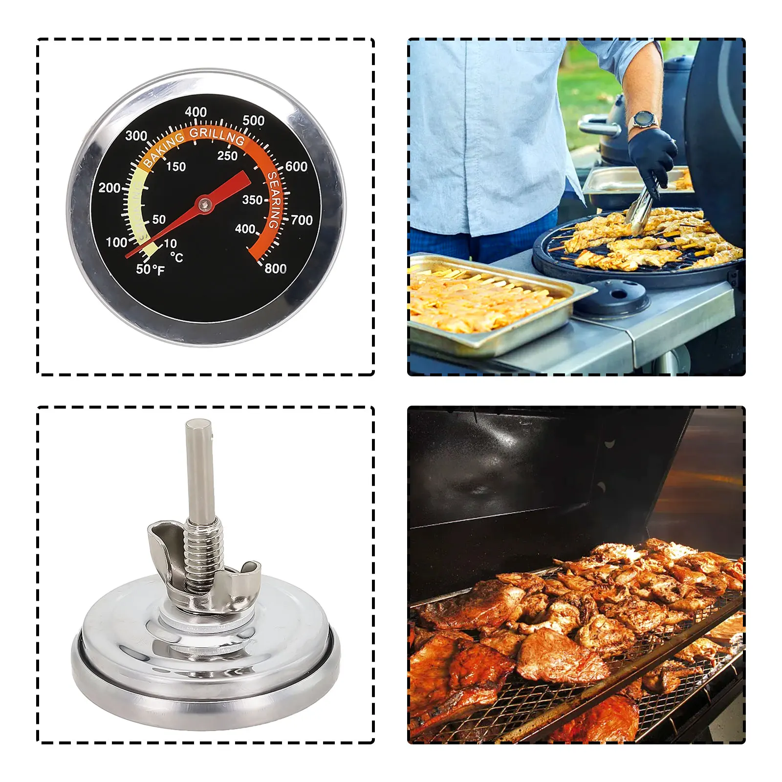 

Accurate Temperature Measurement Temperature Gauge Accurate Measurement Premium Stainless Steel Anti Rust Centigrade