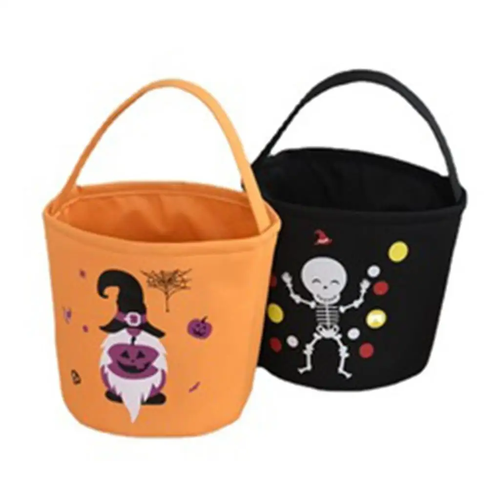 모노그램 할로윈 액세서리 대용량 할로윈 바구니 할로윈 만화 바구니 사탕 가방 No.5