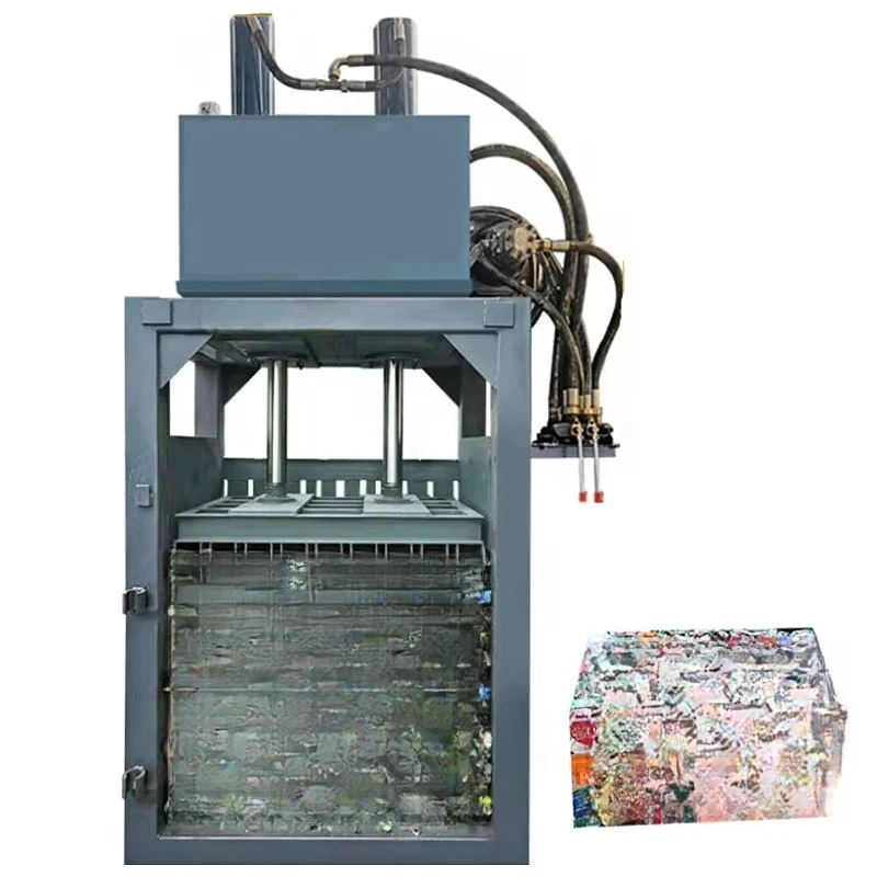 آلة تعبئة مكبس الورق المقوى الهيدروليكي بالضغط على كرتون النفايات #2