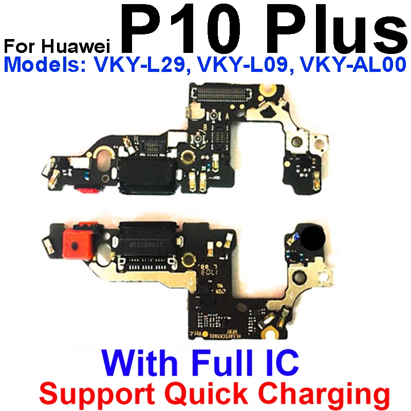 Placa de conector de enchufe de carga USB para Huawei P20 P30 P40 Lite PRO módulo de puerto de carga reemplazo de placa de conector Usb